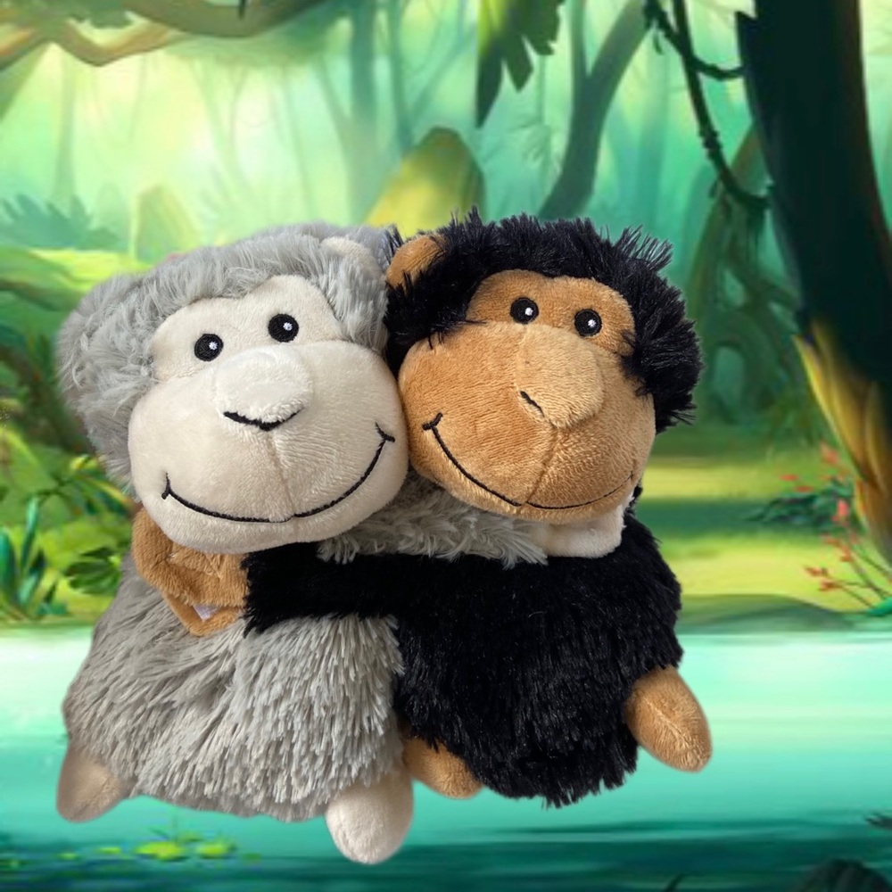 ADORABLE MONKEY HEAT PACKS NEVER USED